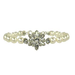 Tia dora Simply Classic Pearl & Crystal Bracelet
